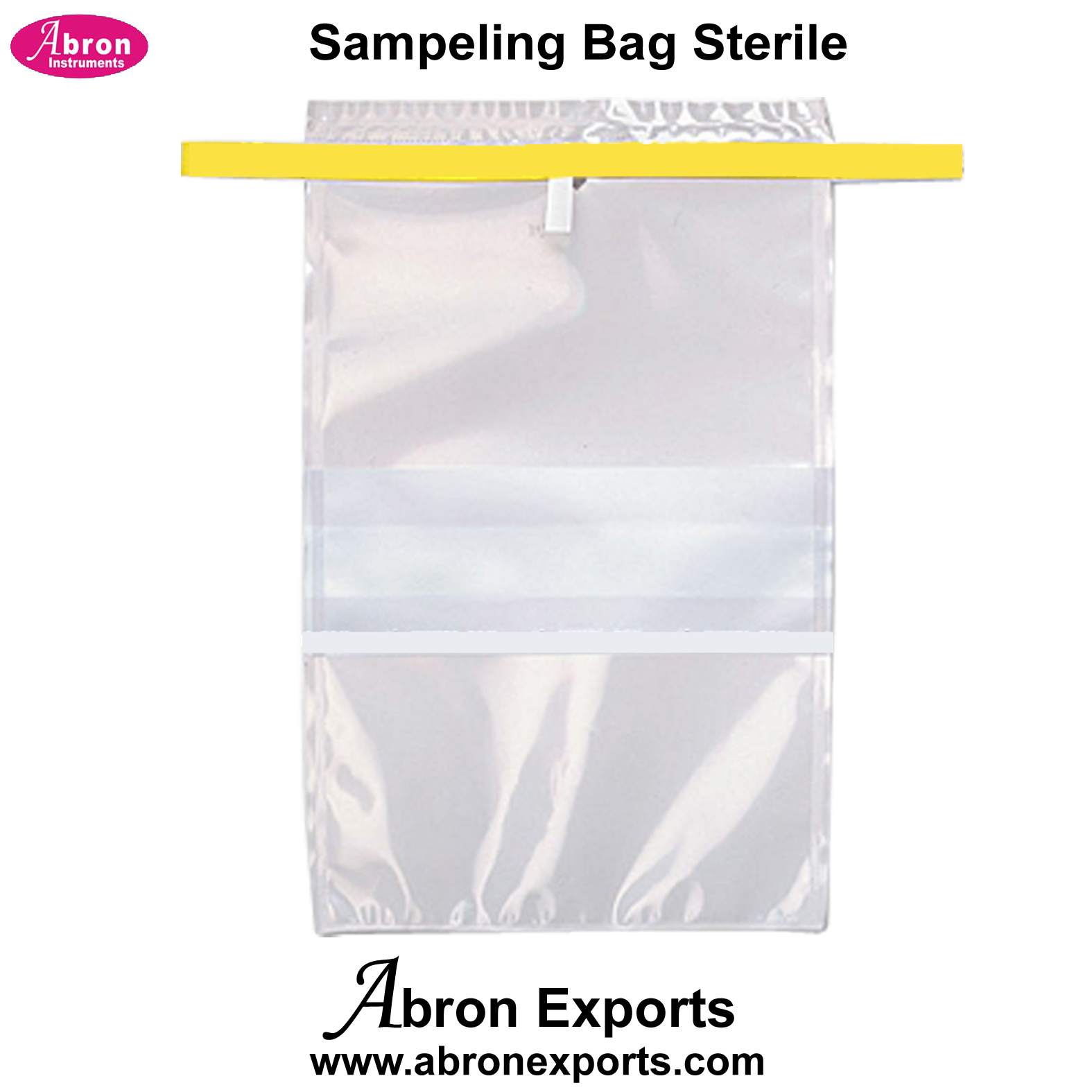 Hospital Disposable Bags sterile for sample food industry with white pack strip sealing 1000 pc Abron ABM-2425BS